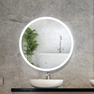 The Zebra Effect Health & Beauty > Makeup Mirrors Embellir LED Wall Mirror Bathroom Light 80CM Decor Round decorative Mirrors MM-WALL-ROU-LED-80