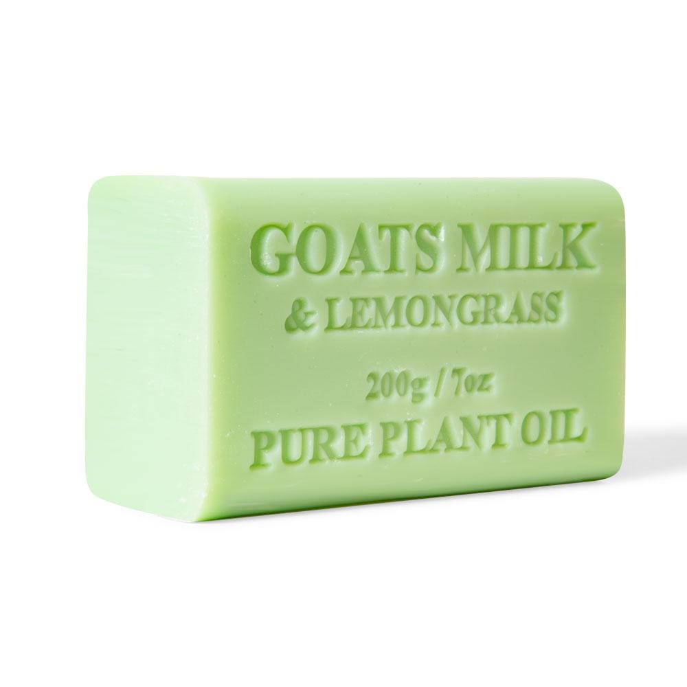 The Zebra Effect Health & Beauty > Bath & Body 10x 200g Goats Milk Soap Bars Lemongrass Scent Pure Natural Australian Skin Care V238-SUPDZ-32088984879184