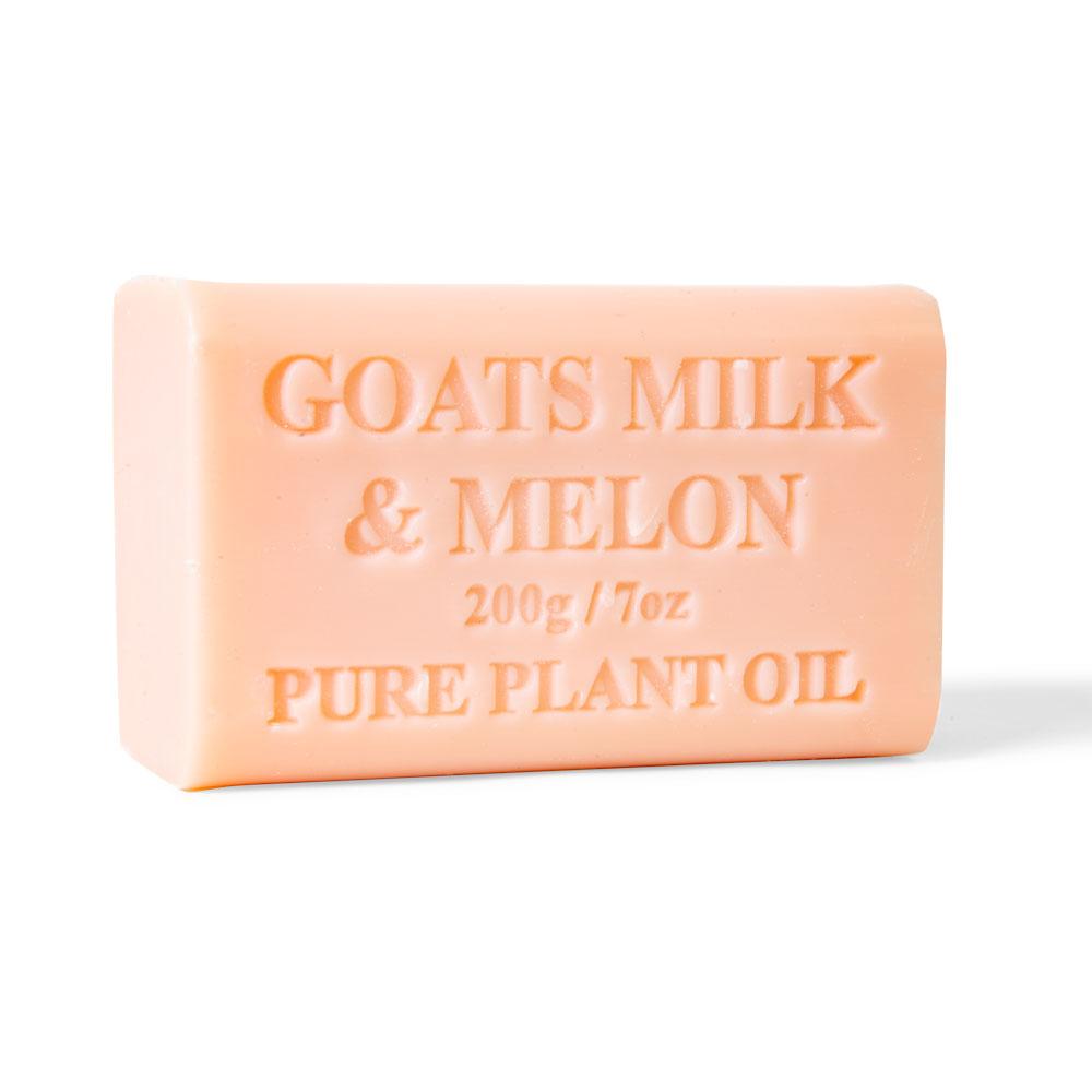 The Zebra Effect Health & Beauty > Bath & Body 10x 200g Goats Milk Soap Bars - Melon Scent Pure Natural Australian Skin Care V238-SUPDZ-32089021218896
