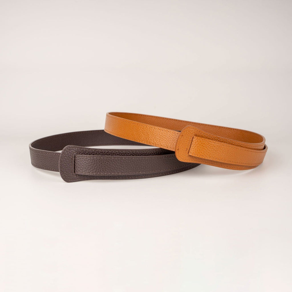 Peroz Joy Women's Tan Leather Knot Belt