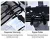 Black Clear PVC School Bag  Heavy Duty Security Travel Daypack with Organised Storage and Multi Size Options Durable Freeze Resistant Design for Everyday Use 42cm x 33cm x 17cm