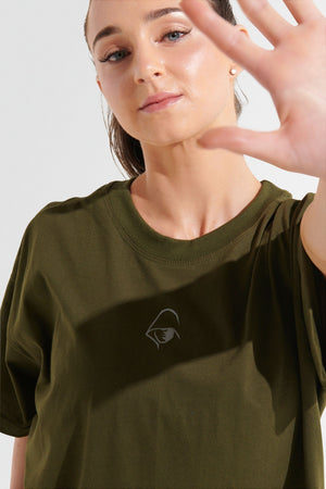 Newtype Official T-Shirts Adapt Oversized Tee - Army Green