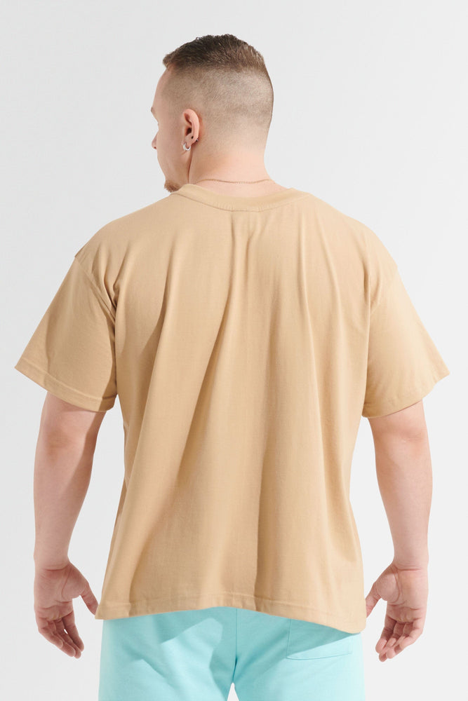 Adapt Oversized Tee - Beige