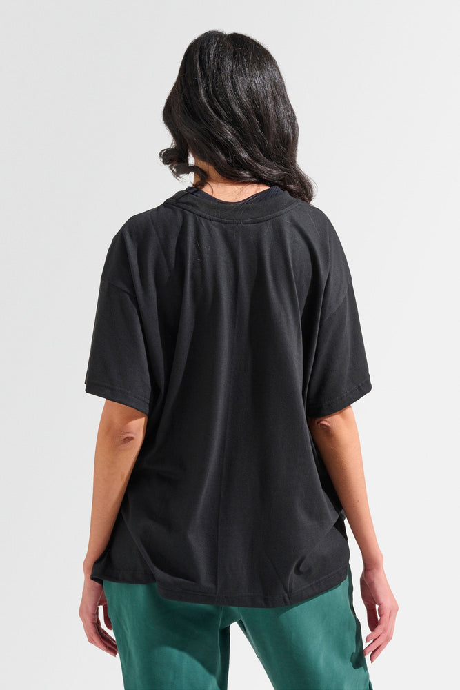Adapt Oversized Tee - Black