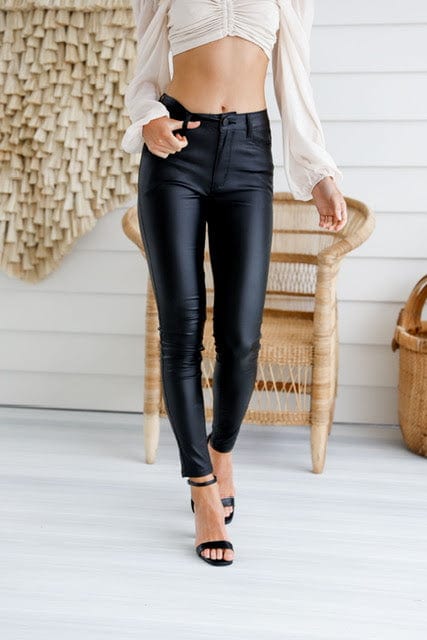 Country Denim Australia Black Wax Jean - Full Length, 7/8