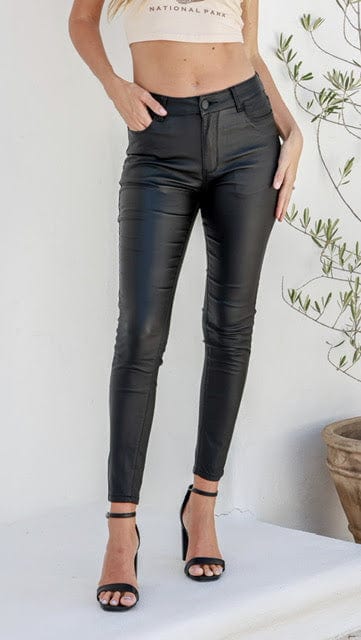 Country Denim Australia Black Wax Jean - Full Length, 7/8
