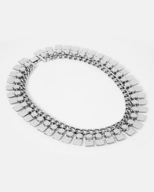 
                
                    Load image into Gallery viewer, Izoa Necklaces Izoa Illuminate Necklace Silver ILLUMINATE-SILVER
                
            