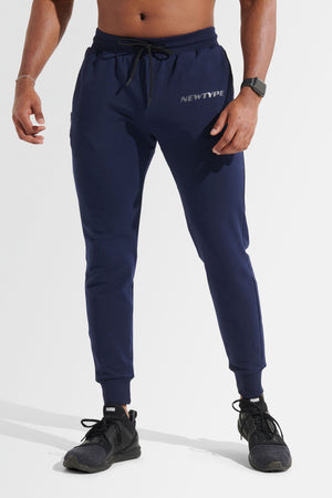 Newtype Official Bottom Intrepid Athlete Inside Track Pant - Navy