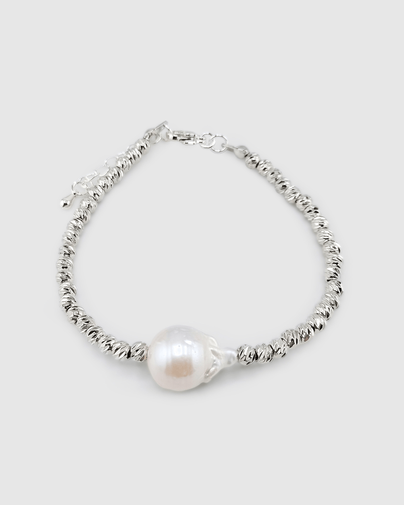 Izoa Amarae Pearl Bracelet Silver