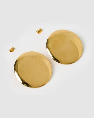 Izoa Annalise Stud Earrings Gold