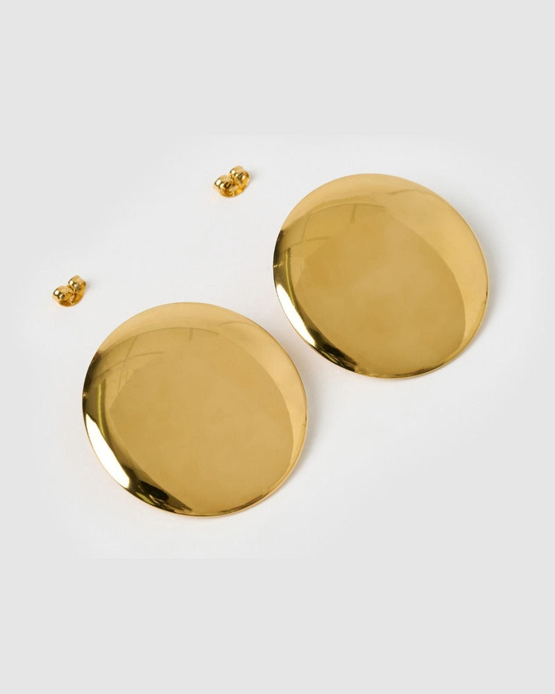 Izoa Annalise Stud Earrings Gold