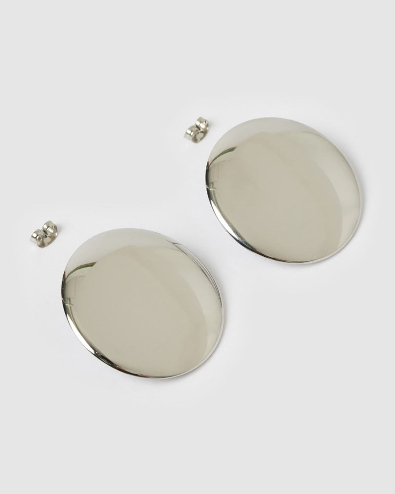 Izoa Annalise Stud Earrings Silver