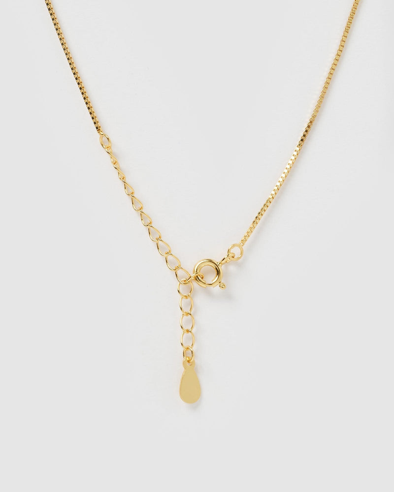Izoa Cairo Necklace Gold Clear