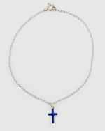 Izoa Blue Cross Bracelet