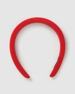 Izoa Hair Accessories Izoa Georgia Headband Red IZ-GEORGIAHEAD-RED