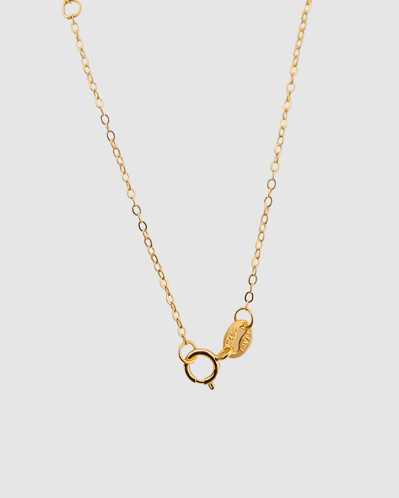 Izoa Mini Gwen Freshwater Pearl Necklace Gold