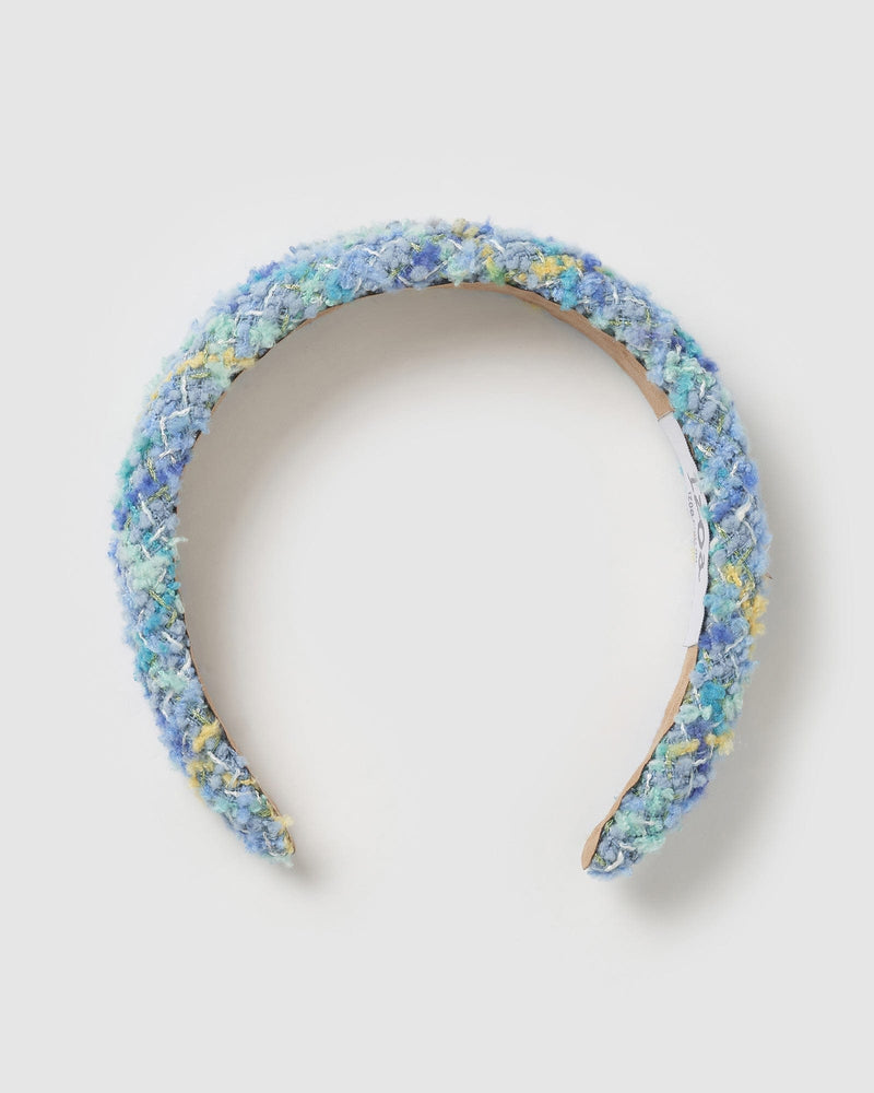 Izoa Hair Accessories Izoa Jade Headband Blue Multi IZ-JADEHEAD-BLUEMULTI