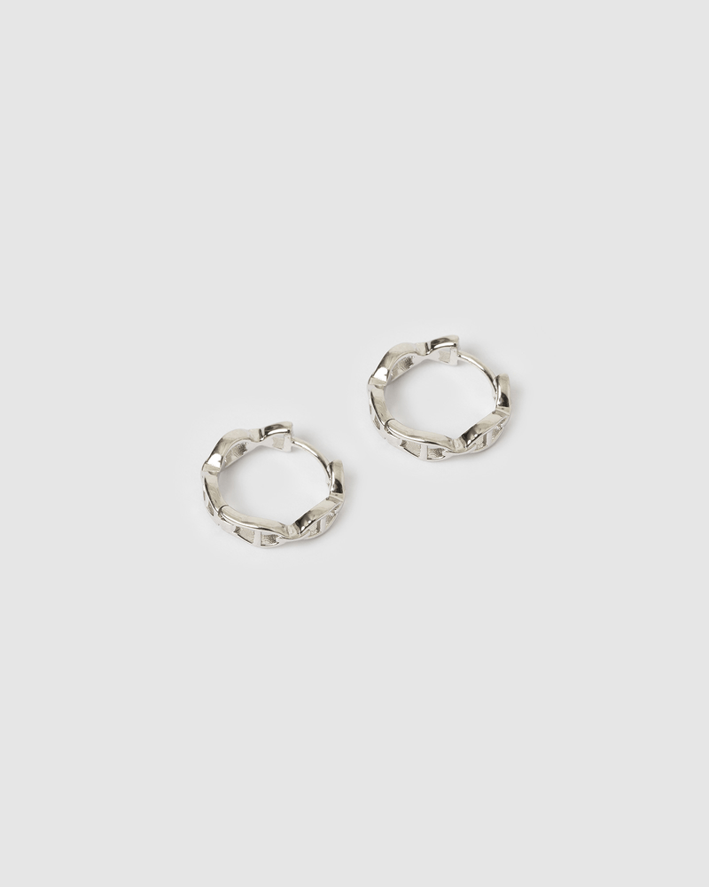 Izoa Joy Huggie Silver