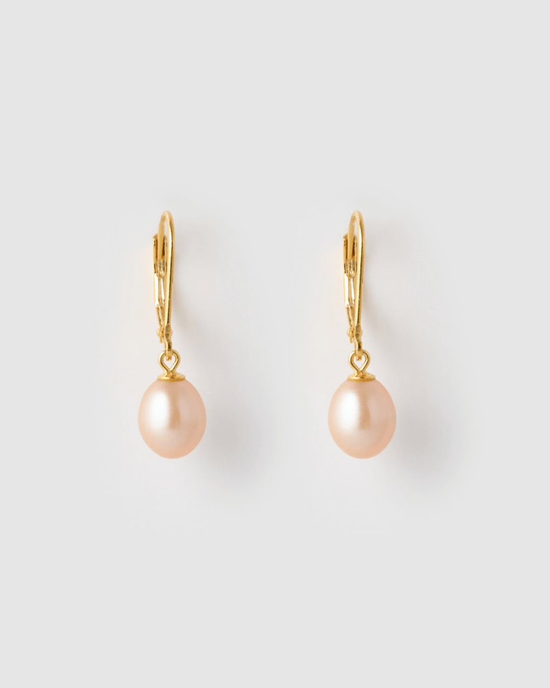Izoa Juliet Earrings Pink Pearl