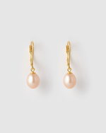 Izoa Juliet Earrings Pink Pearl