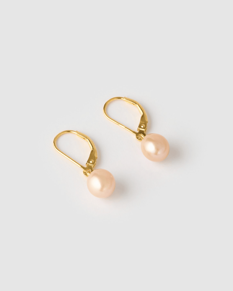 Izoa Juliet Earrings Pink Pearl