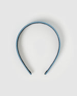 Izoa Kira Denim Headband Light Blue