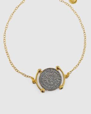 Izoa Kiva Pendant Bracelet Gold