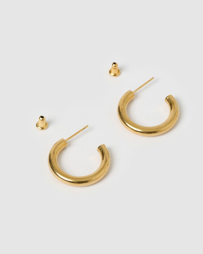 Izoa Lisa Hoop Gold