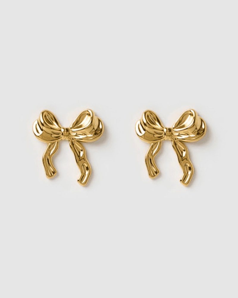 Izoa Marley Bow Stud Earrings