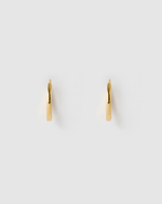 Izoa Medium Solid Huggie Earrings