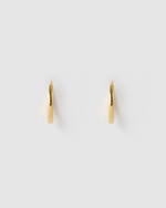Izoa Medium Solid Huggie Earrings