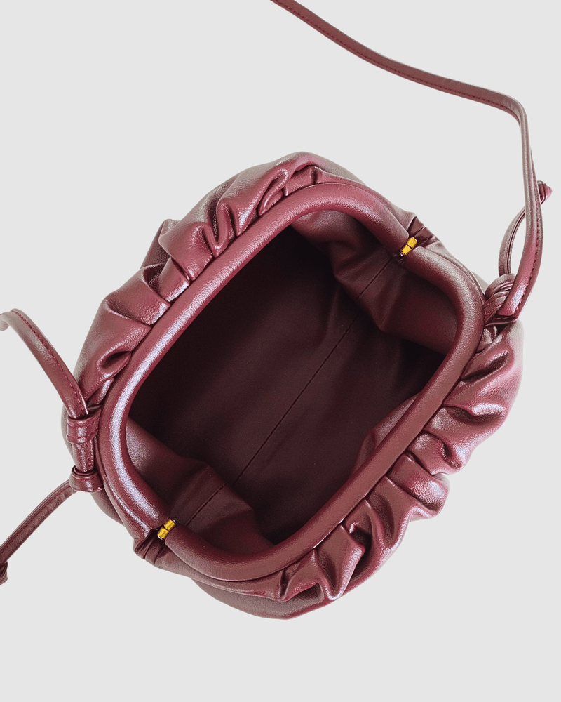 Izoa Mini Valentina Bag Burgundy
