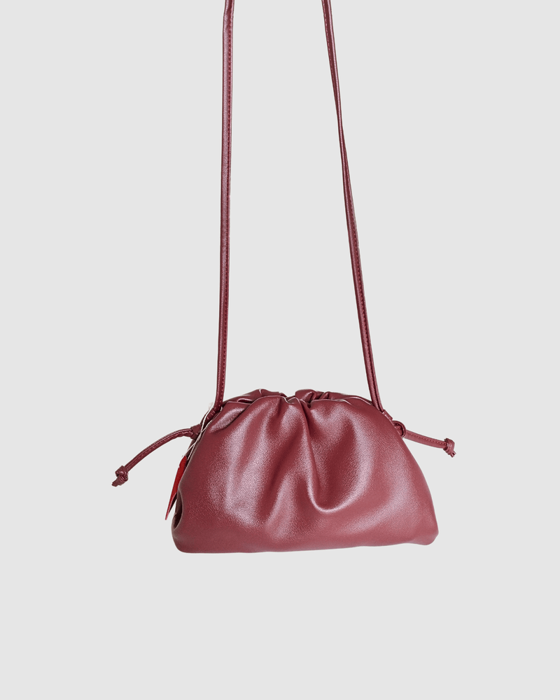 Izoa Mini Valentina Bag Burgundy