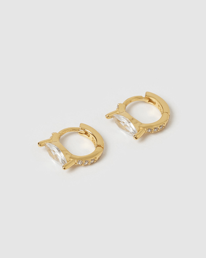 Izoa Nia Huggie Gold Clear
