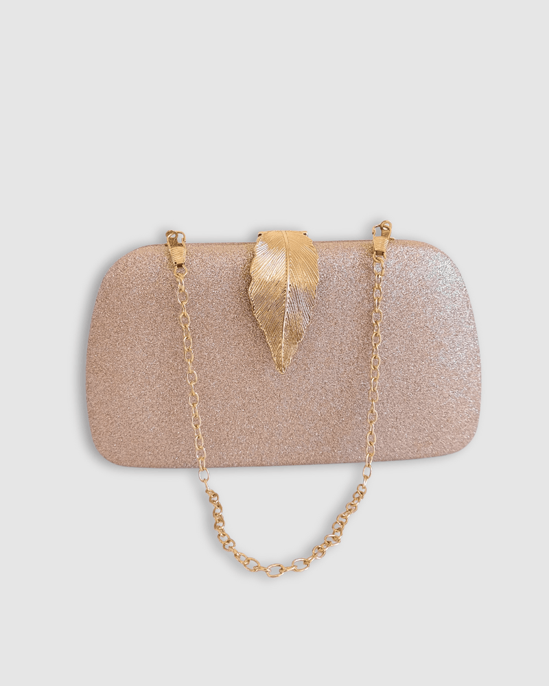 Izoa Rebecca Clutch Rose Gold