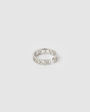 Izoa Rings Izoa Roman Ring Silver IZ-ROMAN-SIL