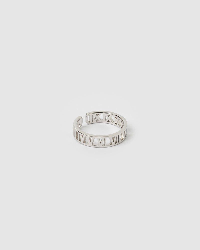 Izoa Rings Izoa Roman Ring Silver IZ-ROMAN-SIL