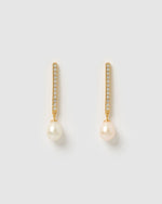 Izoa Shan Pearl Stud Earrings