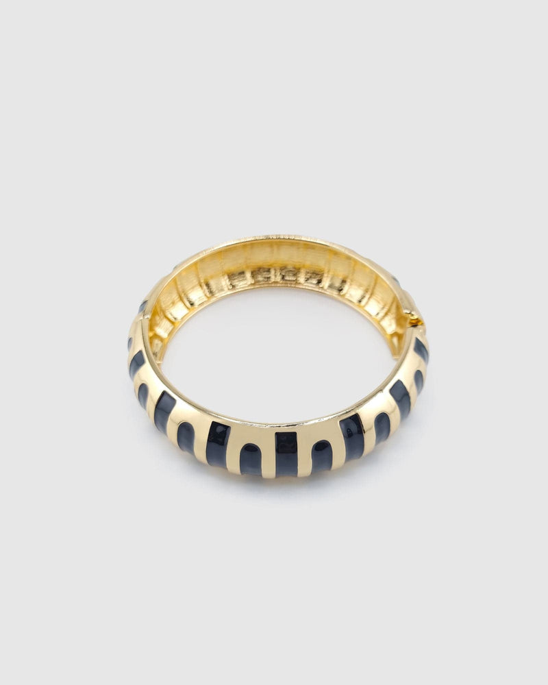 Izoa Siren Bangle Gold Black