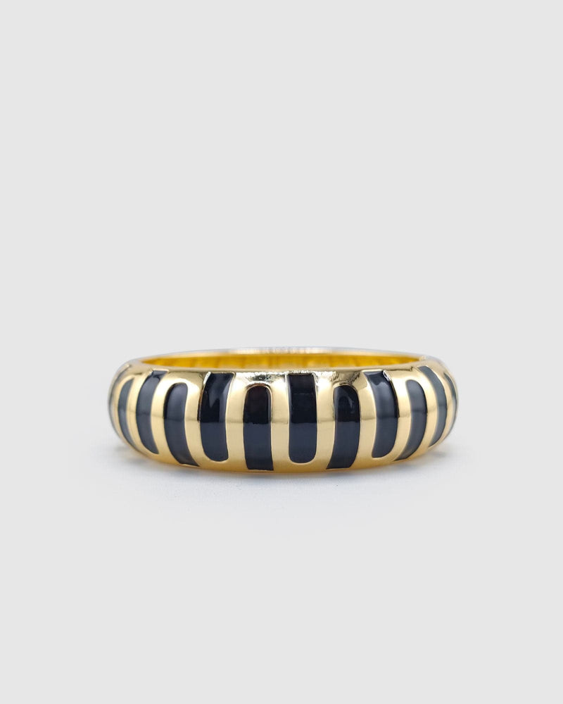 Izoa Siren Bangle Gold Black