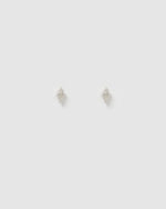 Izoa Strike Stud Earrings in Sterling Silver