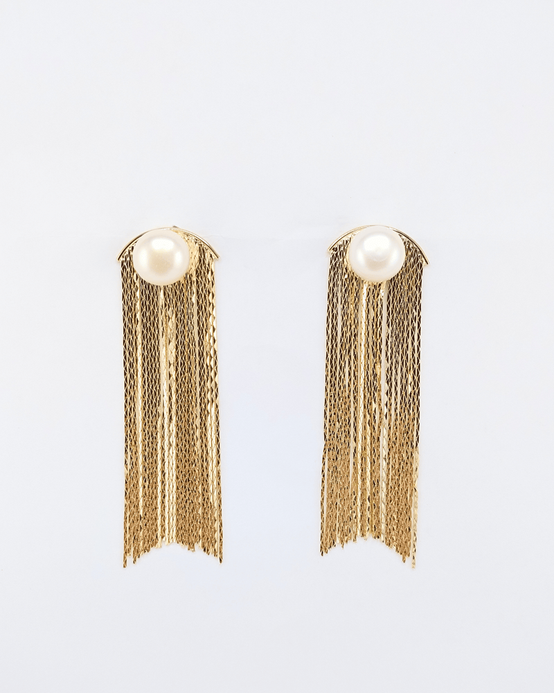 Izoa Vale Drop Earring Gold