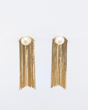 Izoa Vale Drop Earring Gold