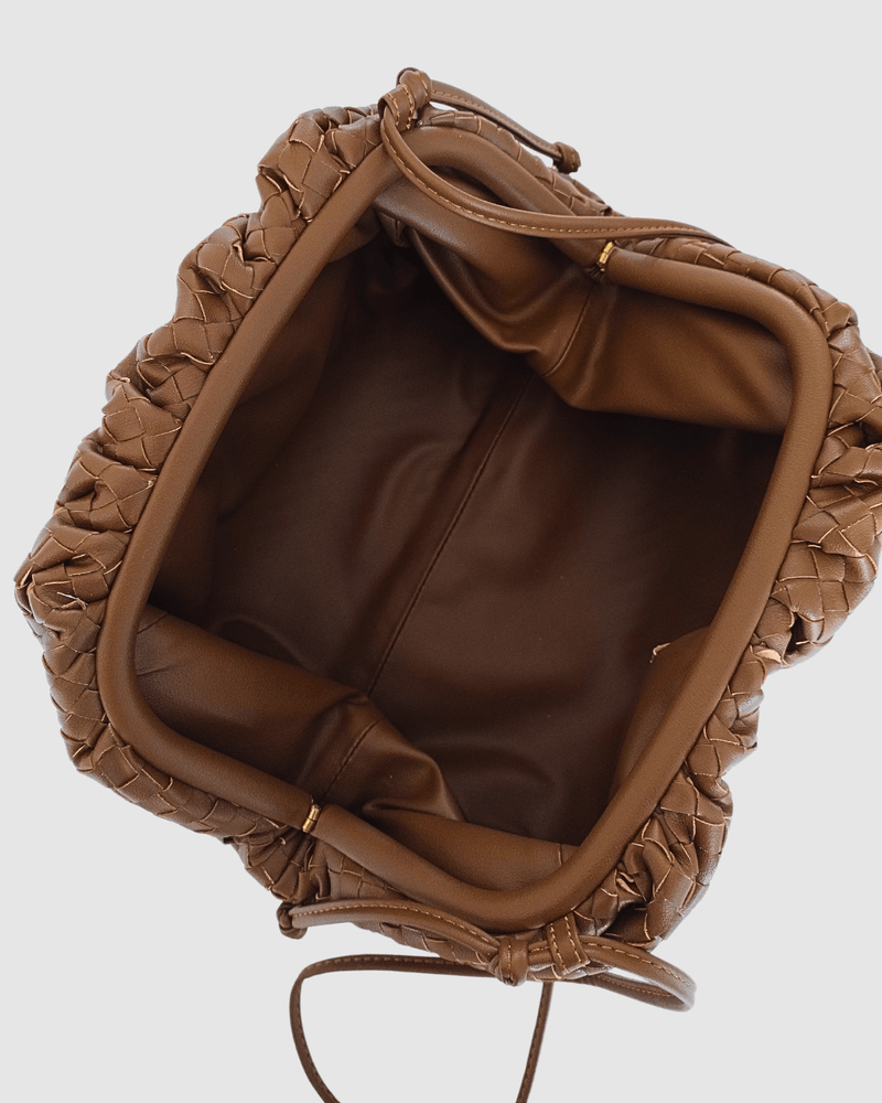 Izoa Vincenza Woven Bag Cocoa