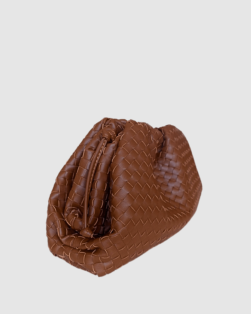 Izoa Vincenza Woven Bag Cocoa