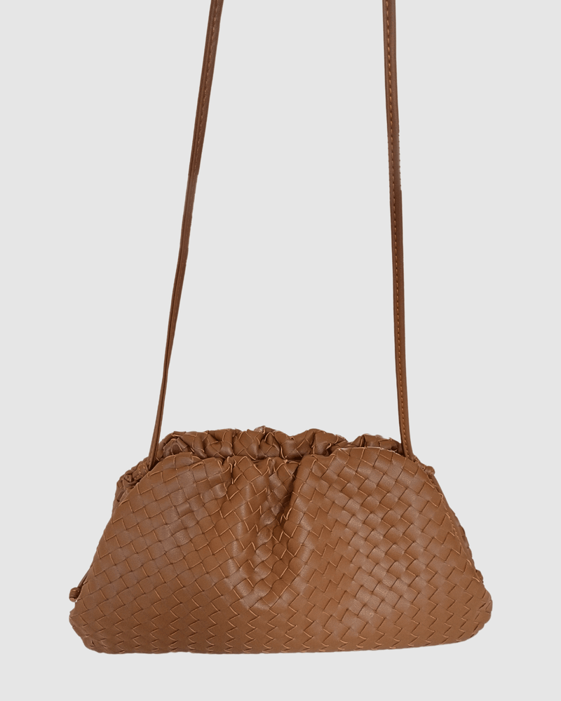 Izoa Vincenza Woven Bag Cocoa