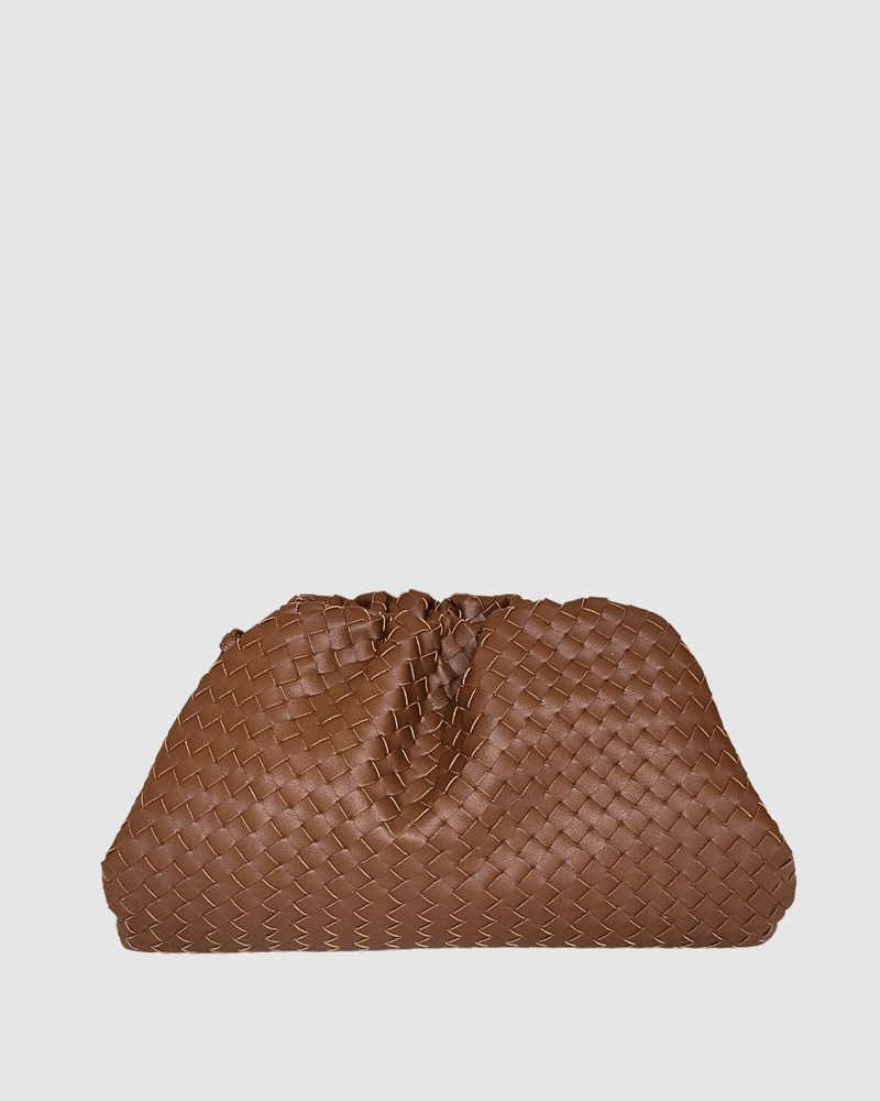 Izoa Vincenza Woven Bag Cocoa