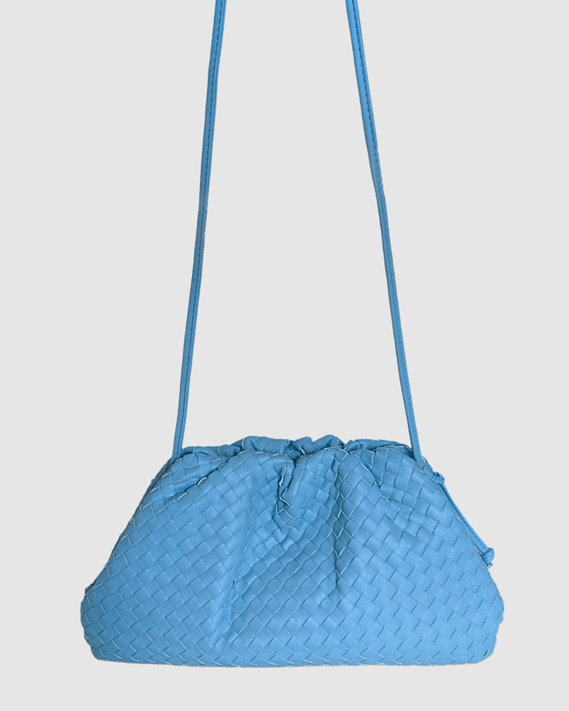Izoa Vincenza Woven Bag Light Blue