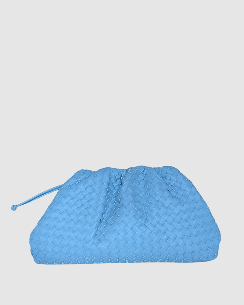 Izoa Vincenza Woven Bag Light Blue