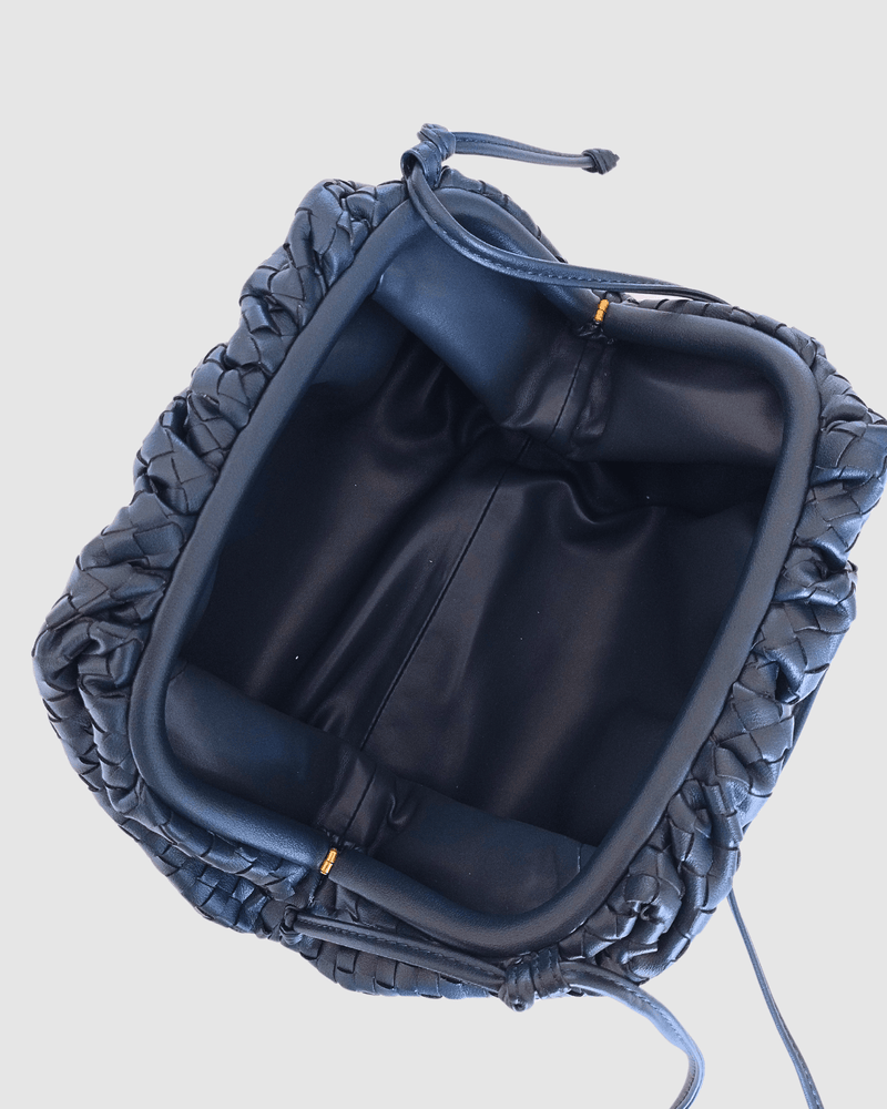 Izoa Vincenza Woven Bag Navy